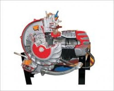 2 Stroke 1 Cylinder Petrol Engine - Manual Driven