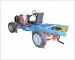 Car Chassis Rear Wheel Drive Actual Cut Section - Motorised 4 Stroke 4 Cylinder Petrol Engine With C